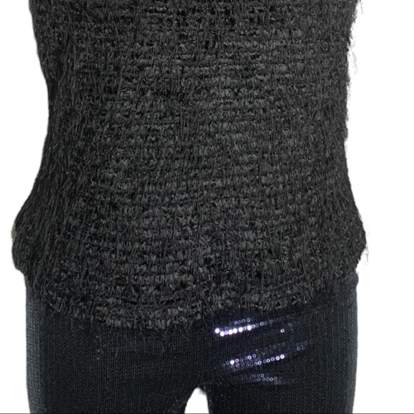 Black Fency Top Sleeveless Size M - Picture 6 of 16